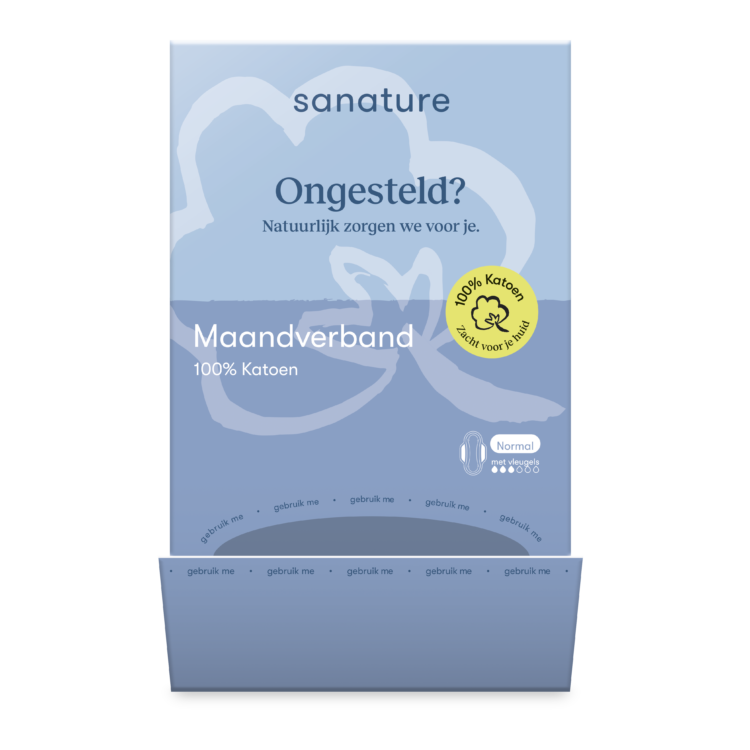 katoenen maandverband dispenser voor op jouw bedrijf